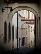 Beautiful arch in the valley in Olomouc, Czech Republic