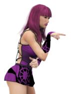 woman fashion hair beauty clothing