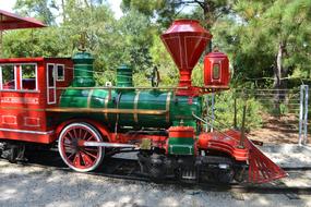 color children train attraction