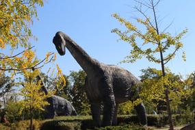 Prehistory Park Dinosaur statue