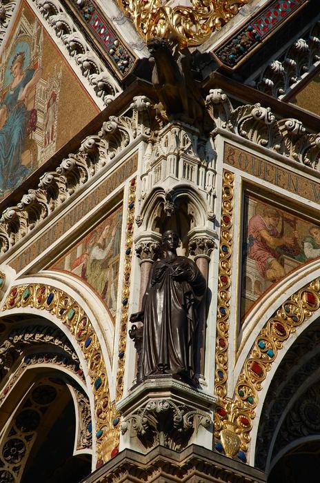 Beautiful and colorful architecture of the church