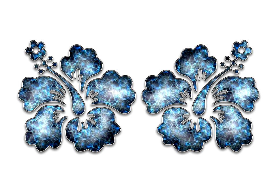 decor ornament blue jewelry flower