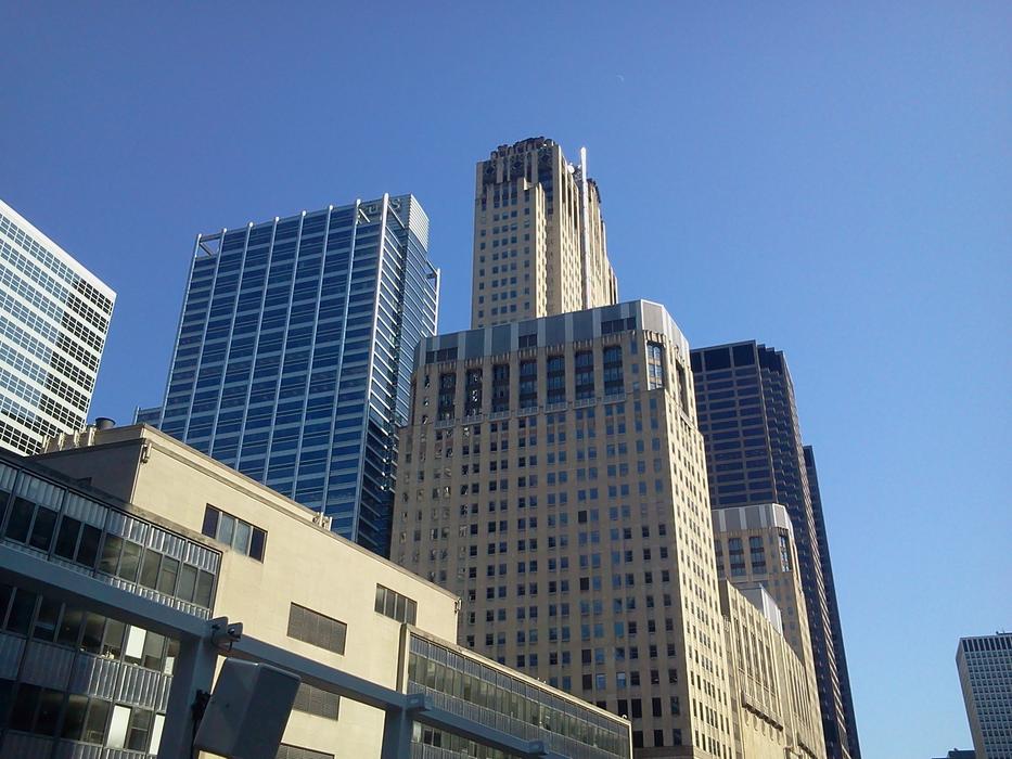 Chicago Skyscraper blue sky