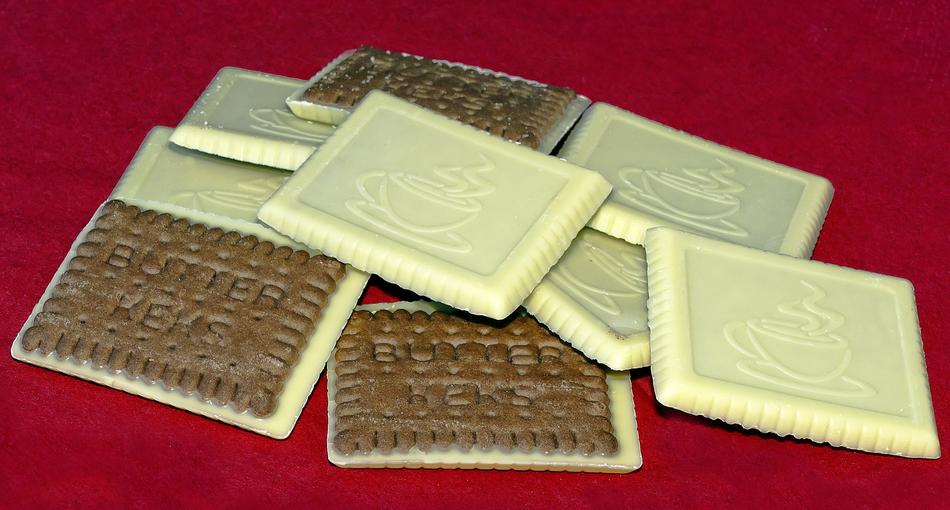 sweet treat of white chocolate