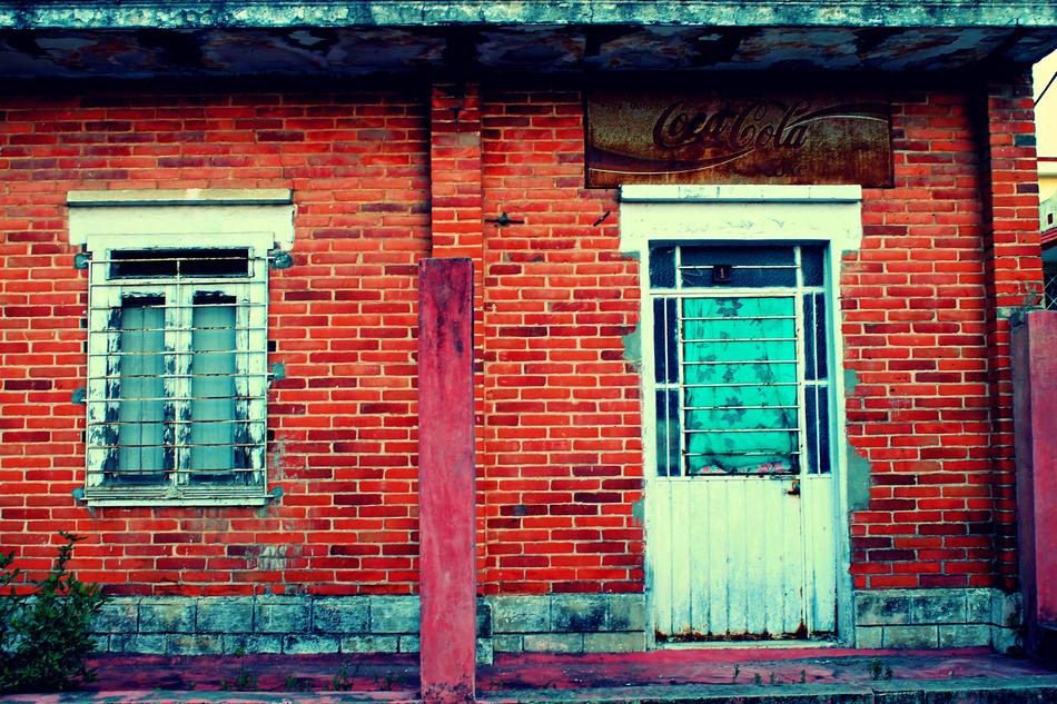 Retro brick house