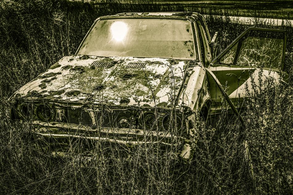 Old Car Rusty Vehicle