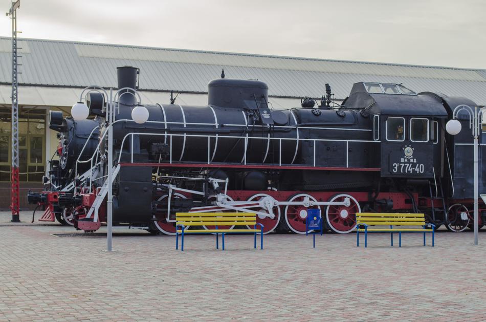 Steam Locomotive Vintage Boiler