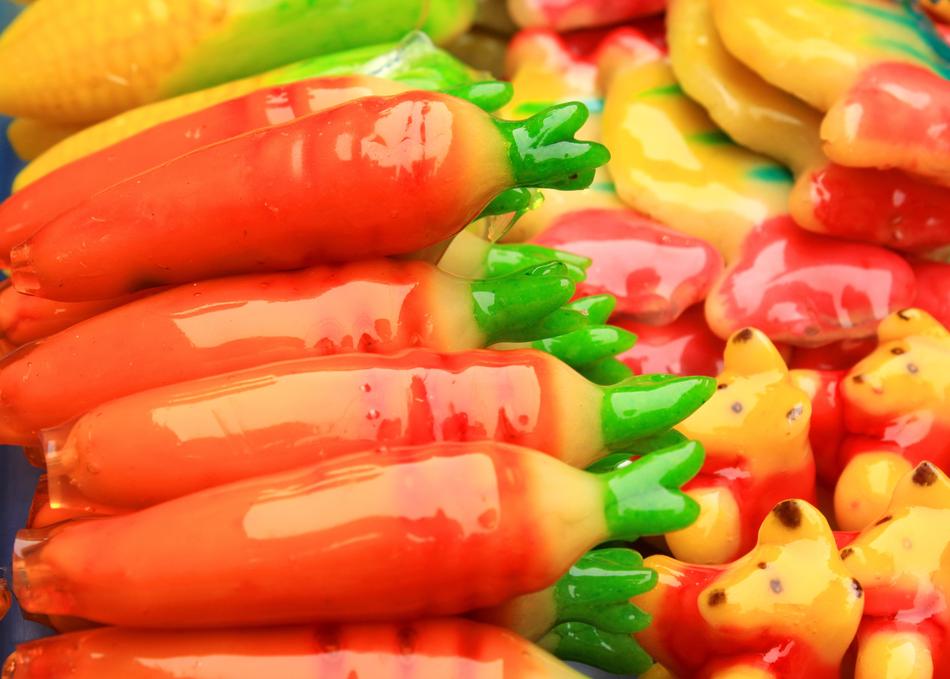 marmalade in the form of vegetables