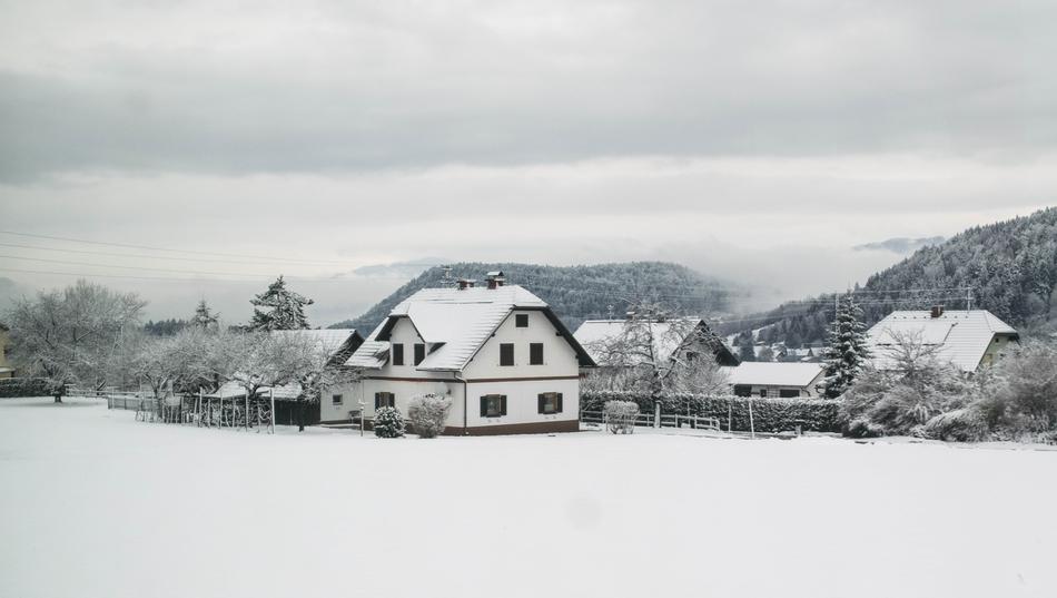 Snow Houses Nature