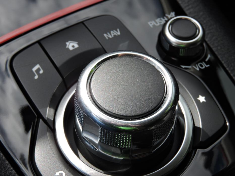 technology in the interior of the car