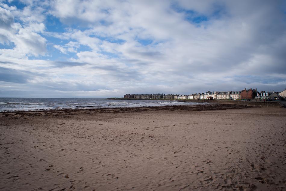 Town and sea Landscape