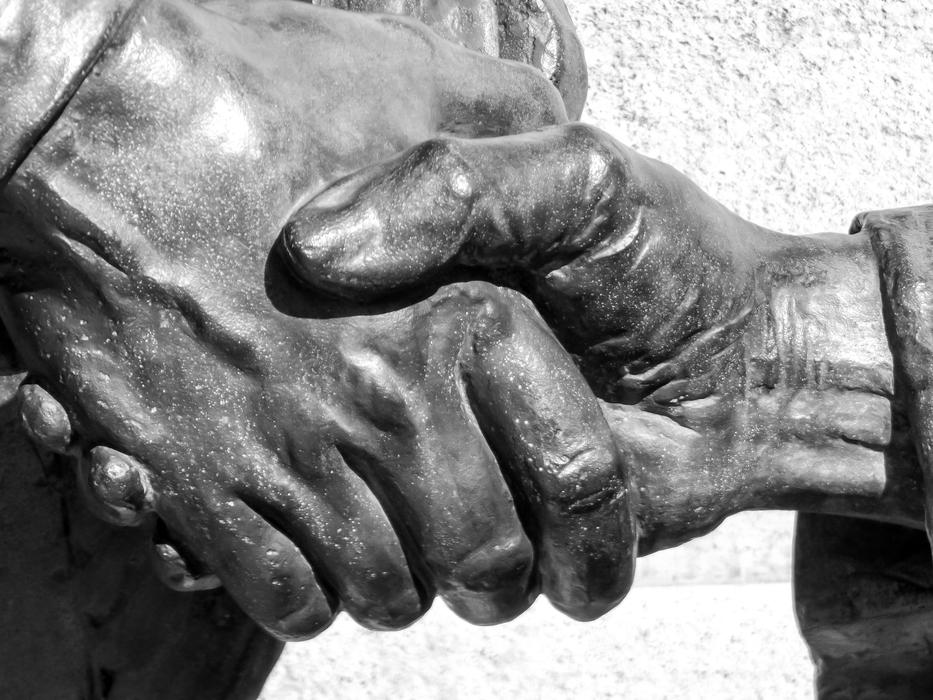 Hands Statue