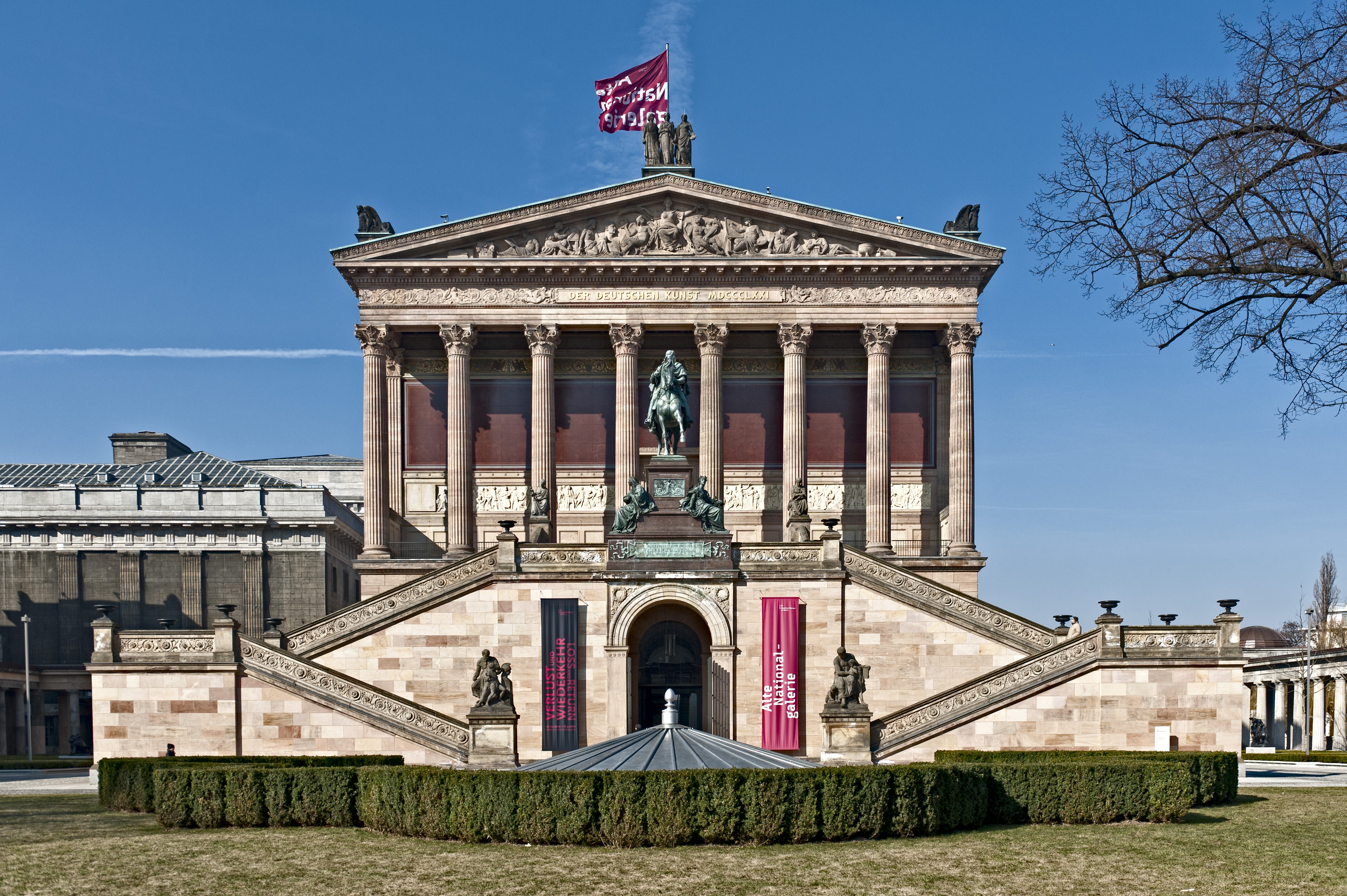 Старая Национальная галерея в Берлине