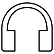 headphones icon drawing