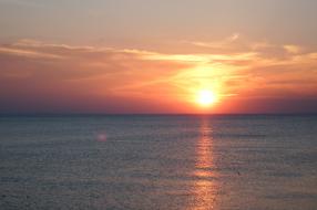 Evening over The Baltic sea