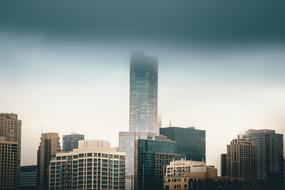 Architecture Building smoke sky