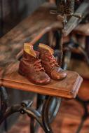 vintage Childrenâs Shoes in Shoemakerâs workshop
