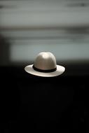 photo of flying white hat