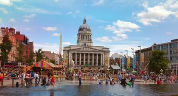 Nottingham Town Hall Market