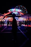 Night Fun Carnival silhouette