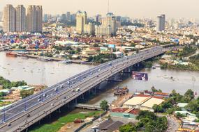 The City Hochiminh bridge