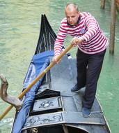 Italy Gondola Gondolier