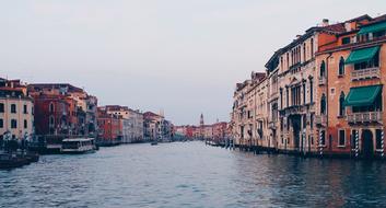 Architecture and water canal