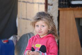 little girl on the street