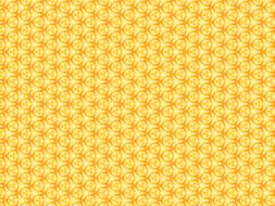 Yellow and orange Halloween pattern with shapes, clipart