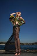 Beautiful Fashion Woman in dress