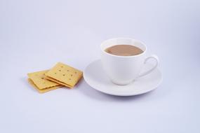 biscuit with hot coffee