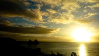 sunshine with a lake by the clouds