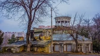 Odessa Park Building Ruins