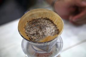 hot sweet coffee on the table
