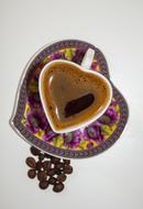 coffee heart mug