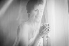 beautiful coffee girl