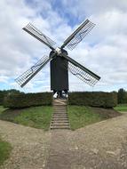 Bourtange windmill in Netherlands