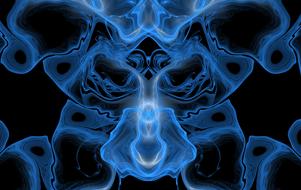 animal instinct texture blue animal