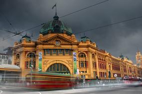 Building at cloudy Sky