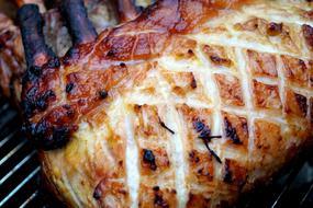 roast meat with a crust