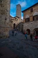 ancient architecture of san gimignano town