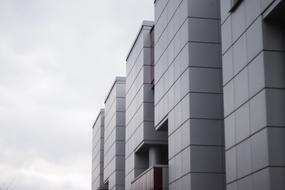 monochrome photo of Architecture Building facade