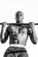 Man Sport black and white