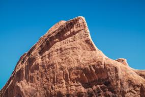 amazing rock in the blue sky