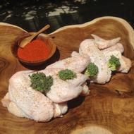 raw chicken with vegetables
