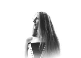Portrait Black And White Woman