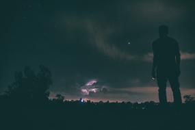 Dark Night and human