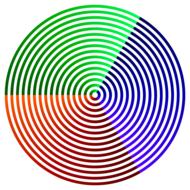 pattern background circle color