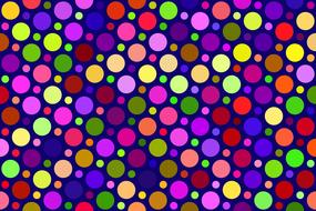 colorful balloons on a purple background