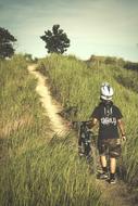 Guy bike